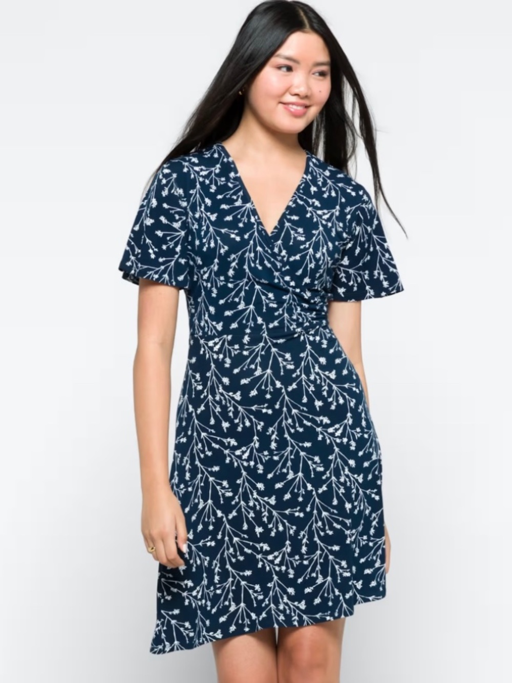41 Hawthorn Elisse Knit Surplice Dress